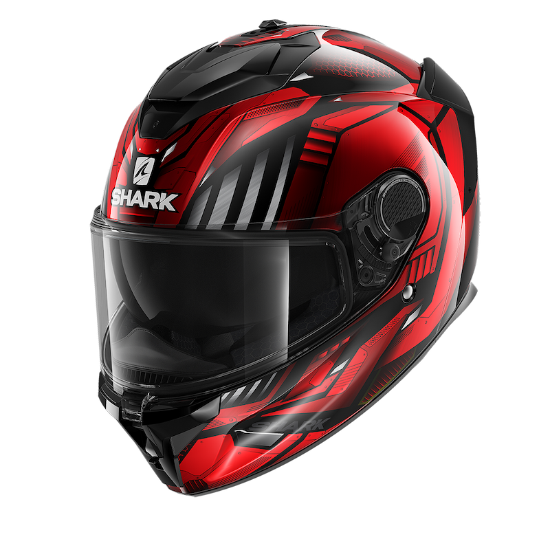 SHARK SPARTAN GT REPLIKAN 黑紅 彩繪