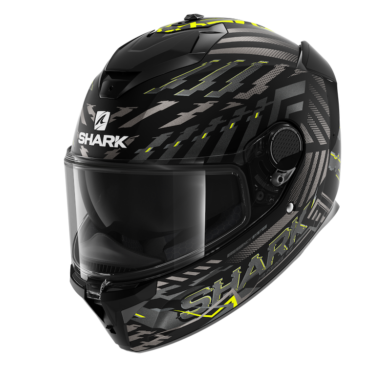 SHARK SPARTAN GT EBRAKE 黑黃 彩繪