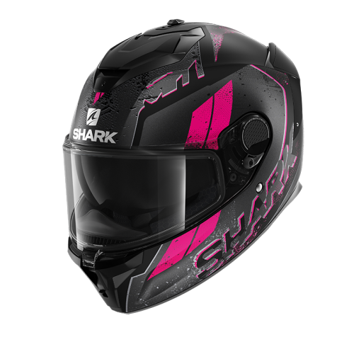 SHARK SPARTAN GT RYSER 黑粉 彩繪