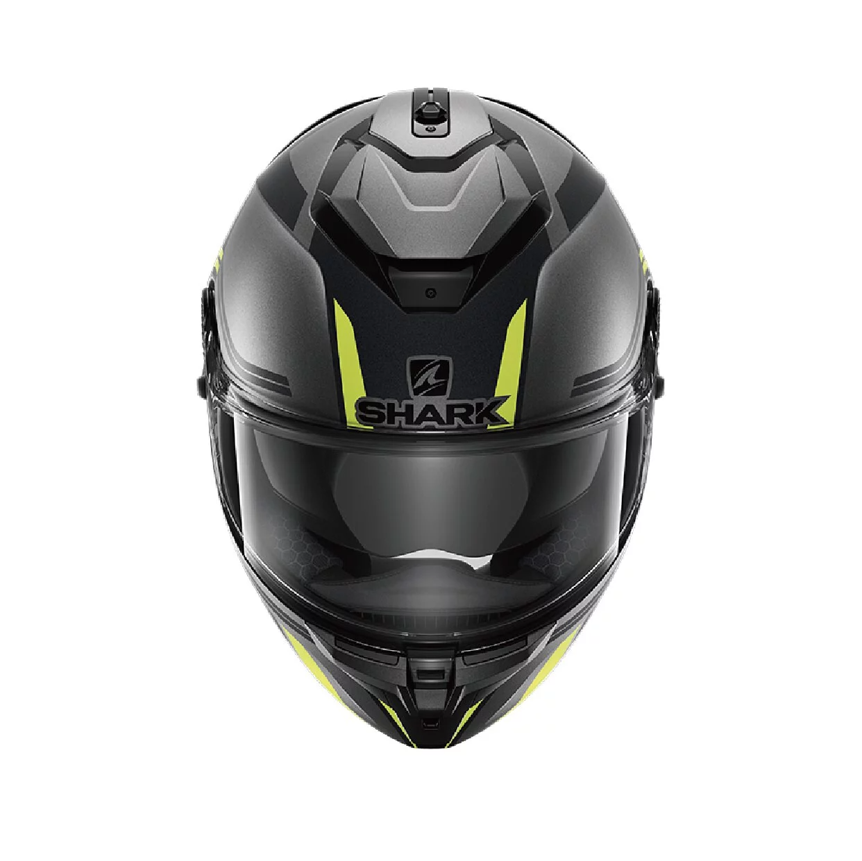 SHARK SPARTAN GT TRACKER 黑灰黃 彩繪