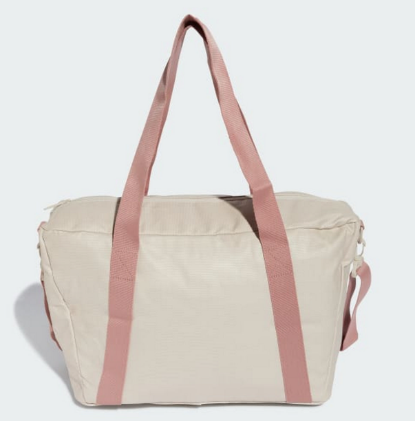 Adidas CLSC 女款旅行肩背包｜米粉色百搭手提包/溫柔氣質 × 多用途輕便包款 JUN25