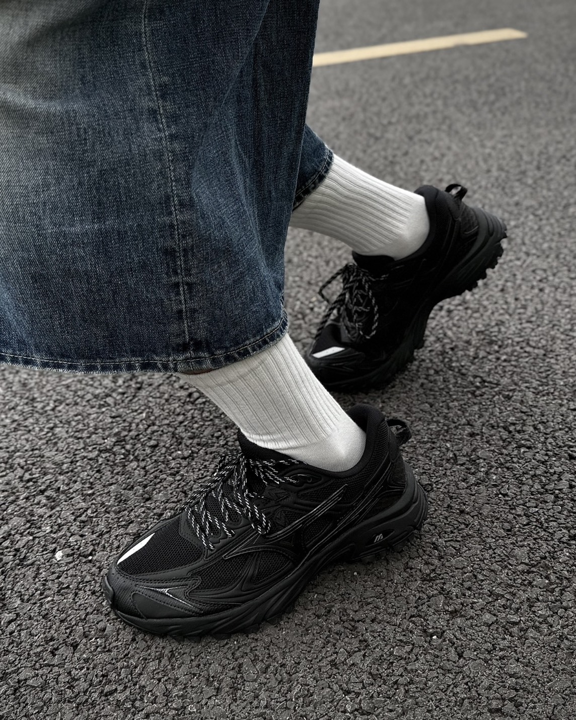 <緊急補貨>Mizuno 美津濃 FIYI TL V2 復古 緩震 耐磨 全黑