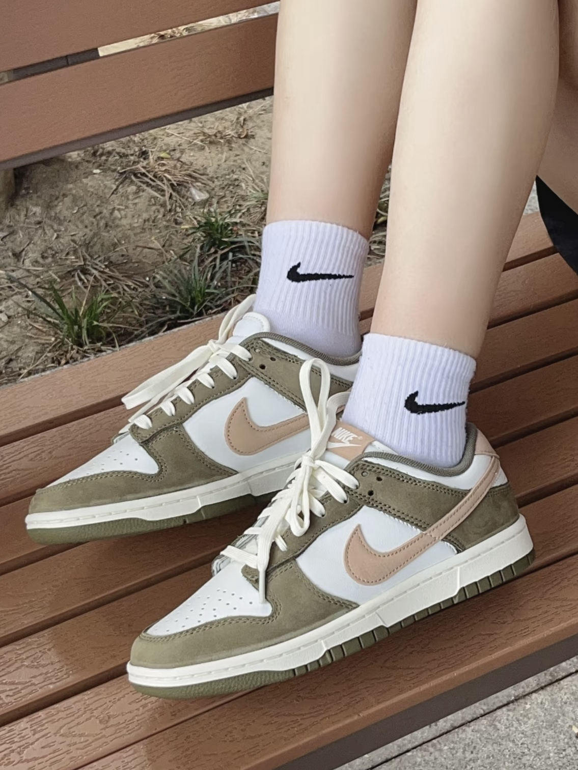 Nike Dunk RETRO PRM 乾燥橄欖綠 休閒鞋 男女同款 FQ8250-200