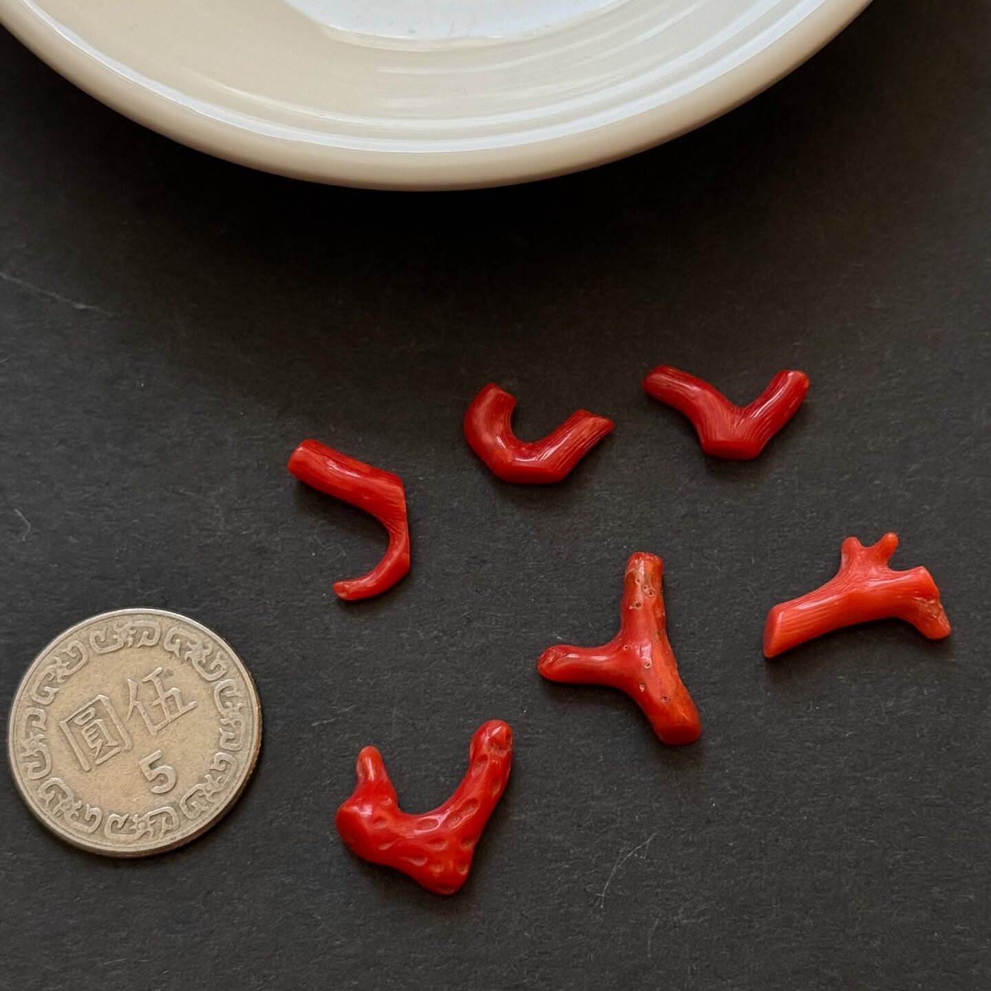 [原石] 紅珊瑚 約 1.5 公分