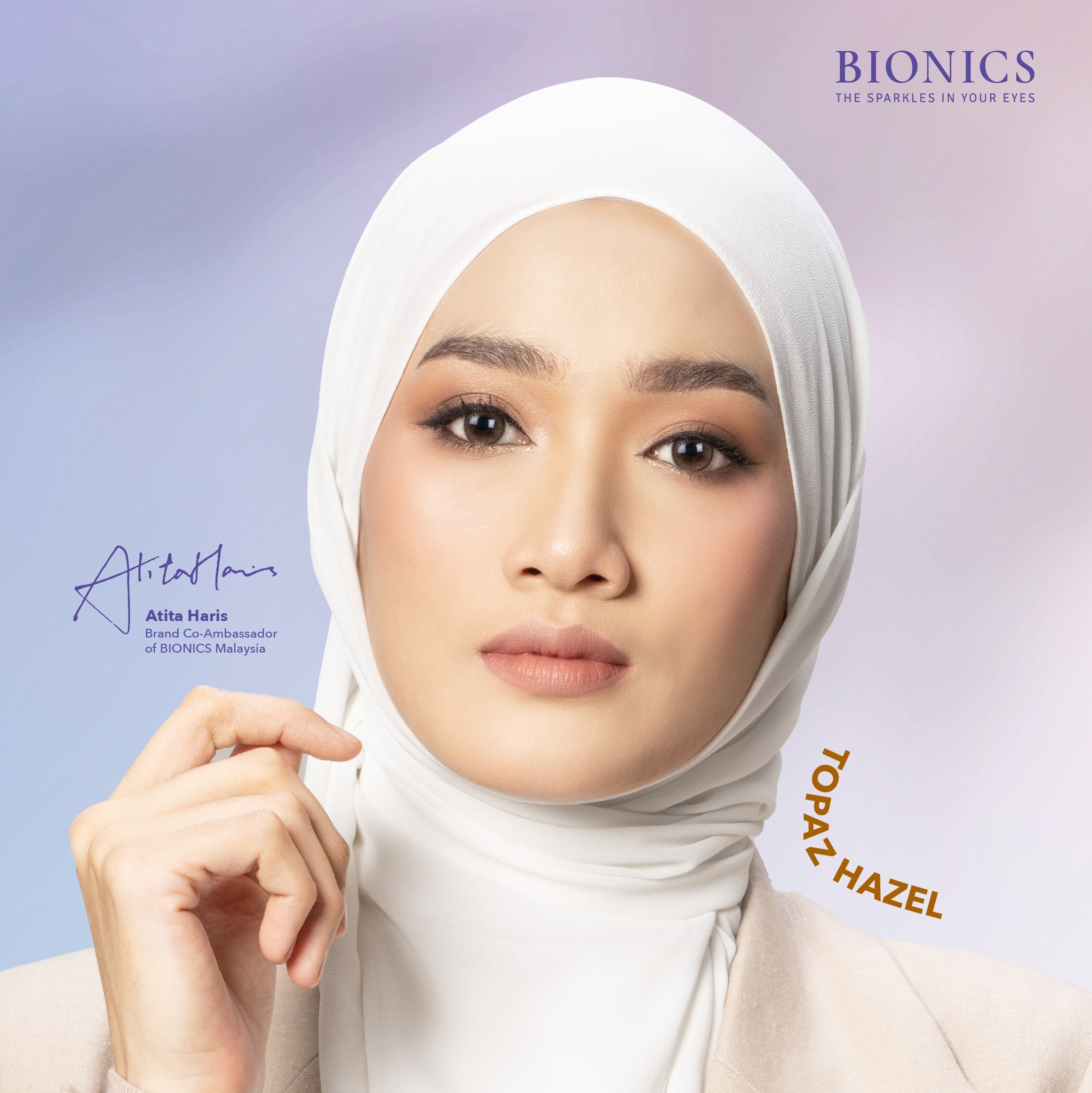 Bionics Bliss 1Month Color Contact lens MPC+ SiHy 0.00 to -8.00DS ( Buy 2 Free 1)