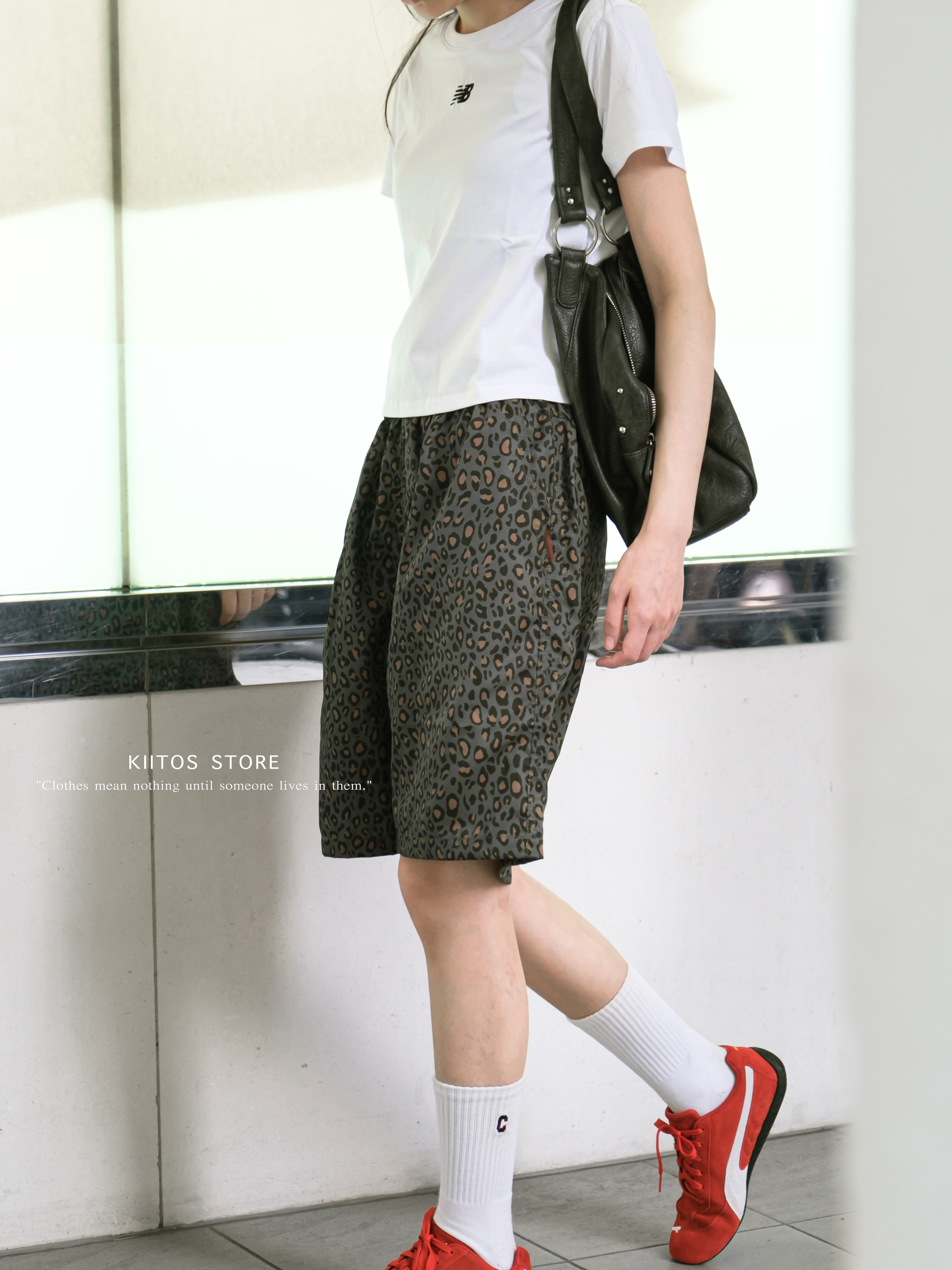 【現貨】 SBG 豹紋寬鬆短褲 三色 378