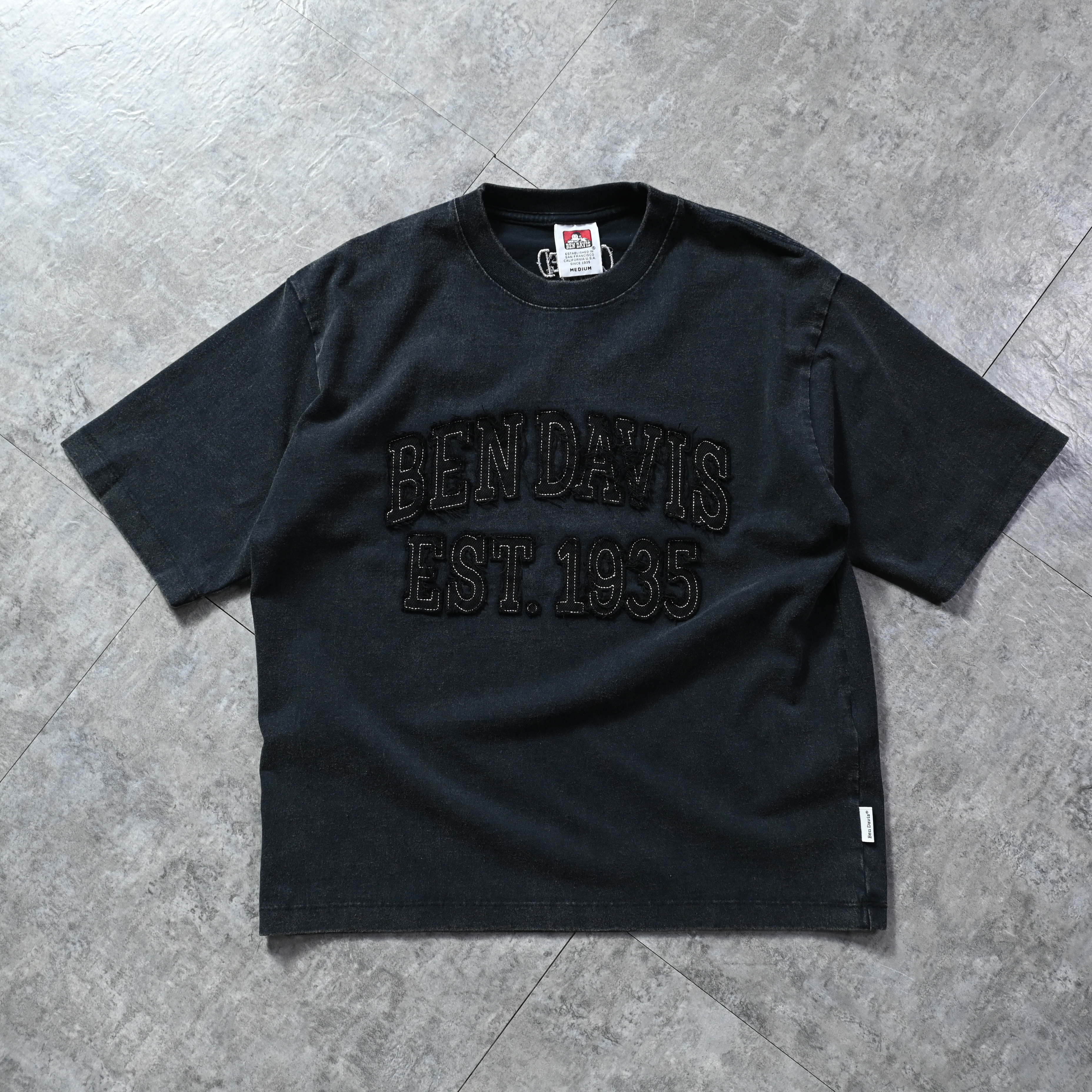 Ben Davis JP Patchwork Logo VNTG Cropped Tee