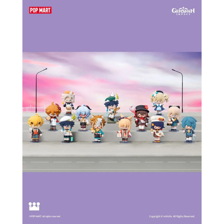 POP MART 泡泡瑪特 原神變裝漫想主題Q版系列 盒玩 盲盒 (全12款)