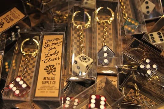 【METALIZE】"Lucky Clover Dice"幸運骰子鑰匙圈