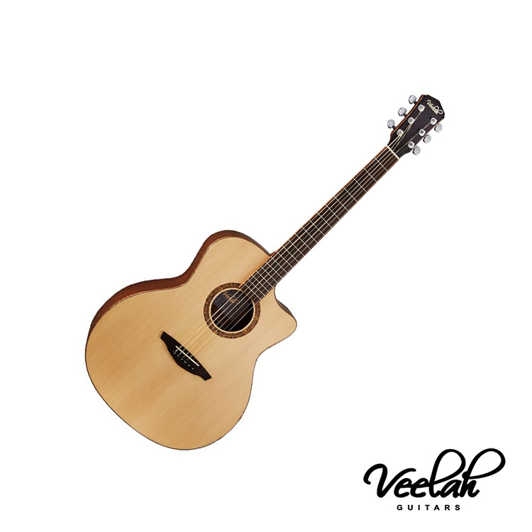 Veelah V3-GAC 雲杉木 面單板 木吉他 含原廠袋
