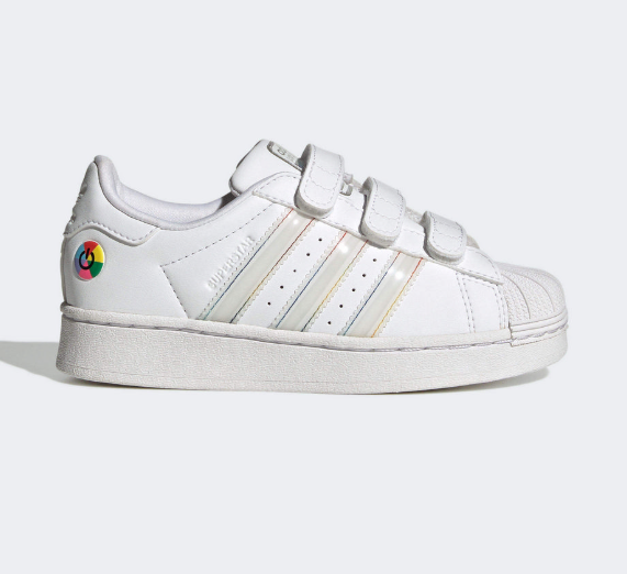 Adidas Superstar LED LIGHTS CF C 大童發光鞋｜白色閃燈魔鬼氈款/炫光閃爍 × 百搭經典 JUN25