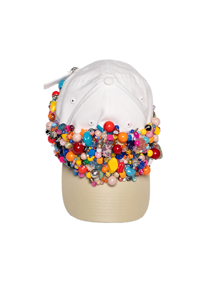 Summer Camp BFF Half Beaded Baseball Cap