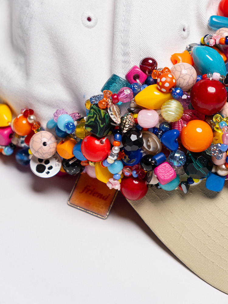 Summer Camp BFF Half Beaded Baseball Cap