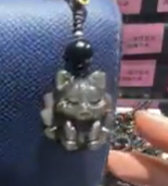 260131 - C25 銀曜石巨型九尾狐吊飾