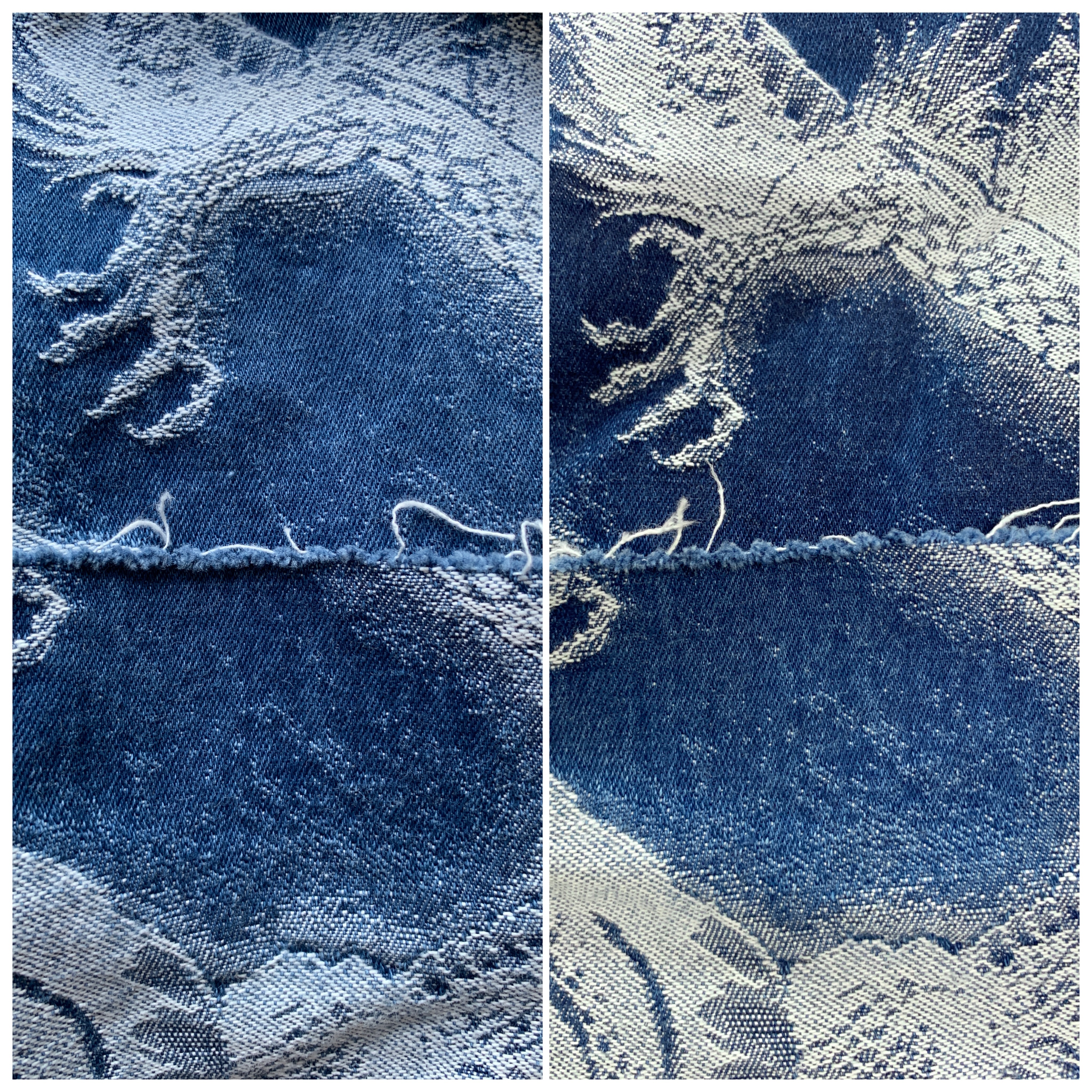 樣本與大貨的後加工水洗測試比對