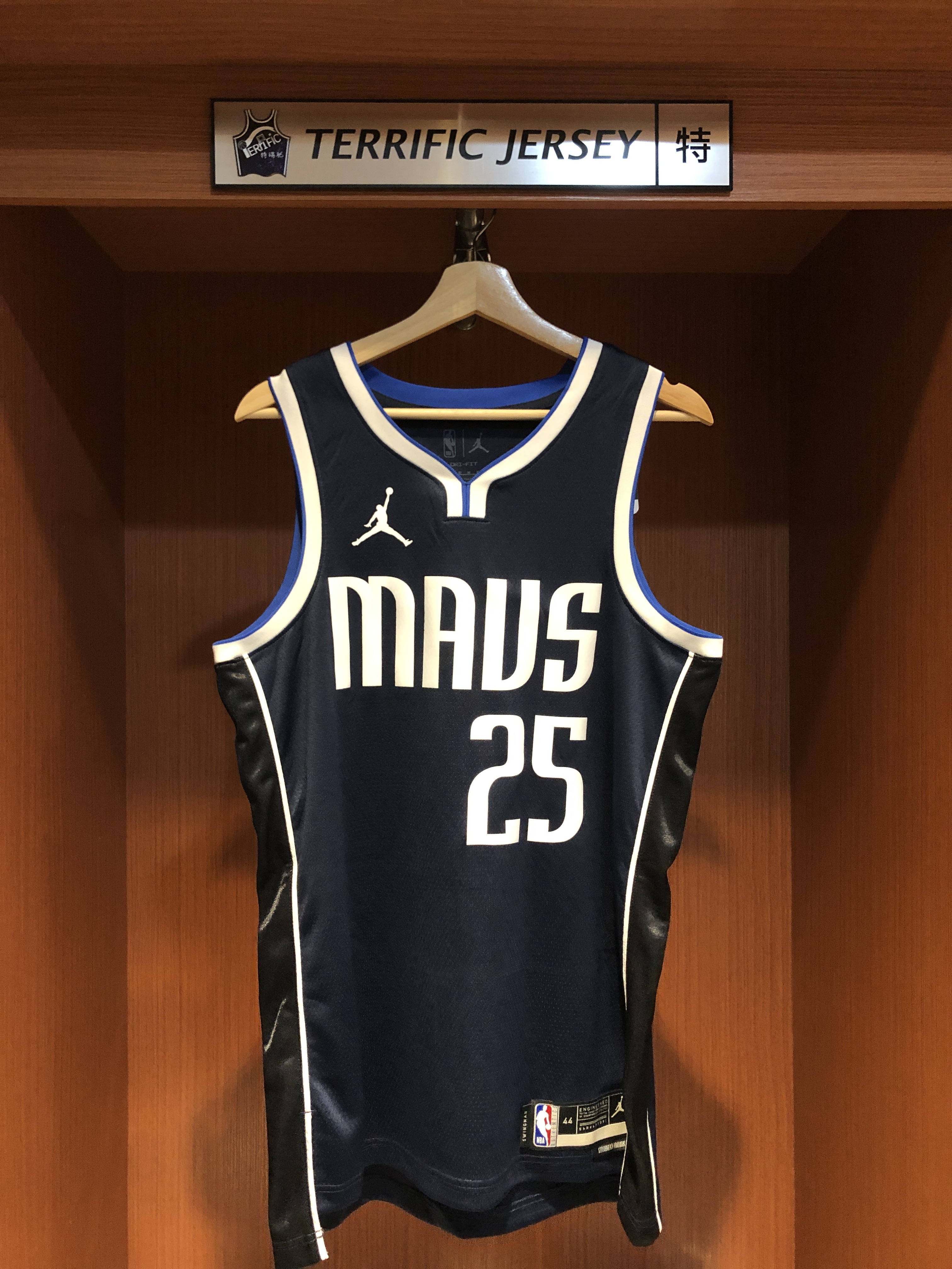 NBA球衣 PJ Washington 達拉斯小牛深藍 Statement Jordan Swingman 球迷版 熱轉印 全新