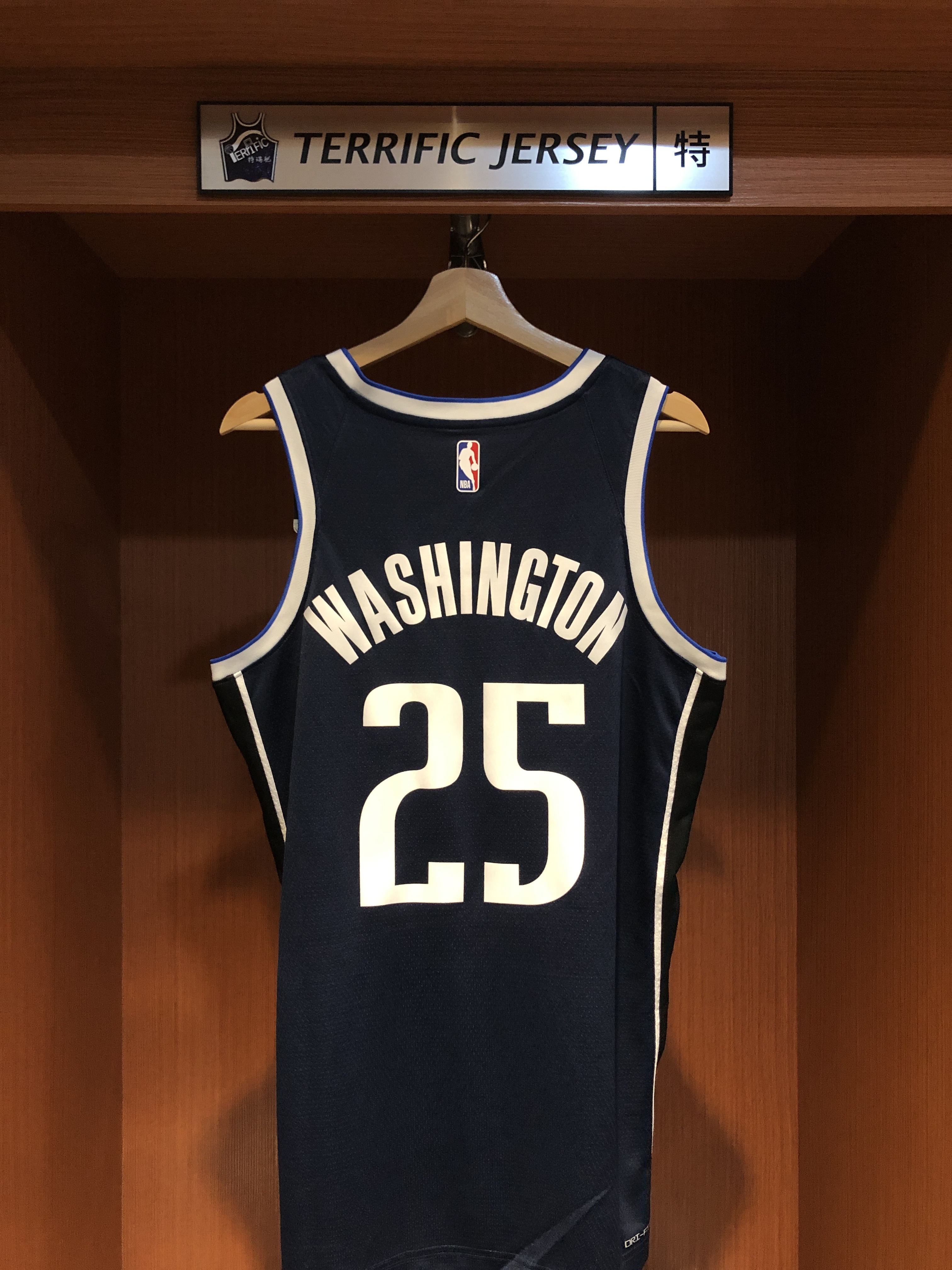 NBA球衣 PJ Washington 達拉斯小牛深藍 Statement Jordan Swingman 球迷版 熱轉印 全新