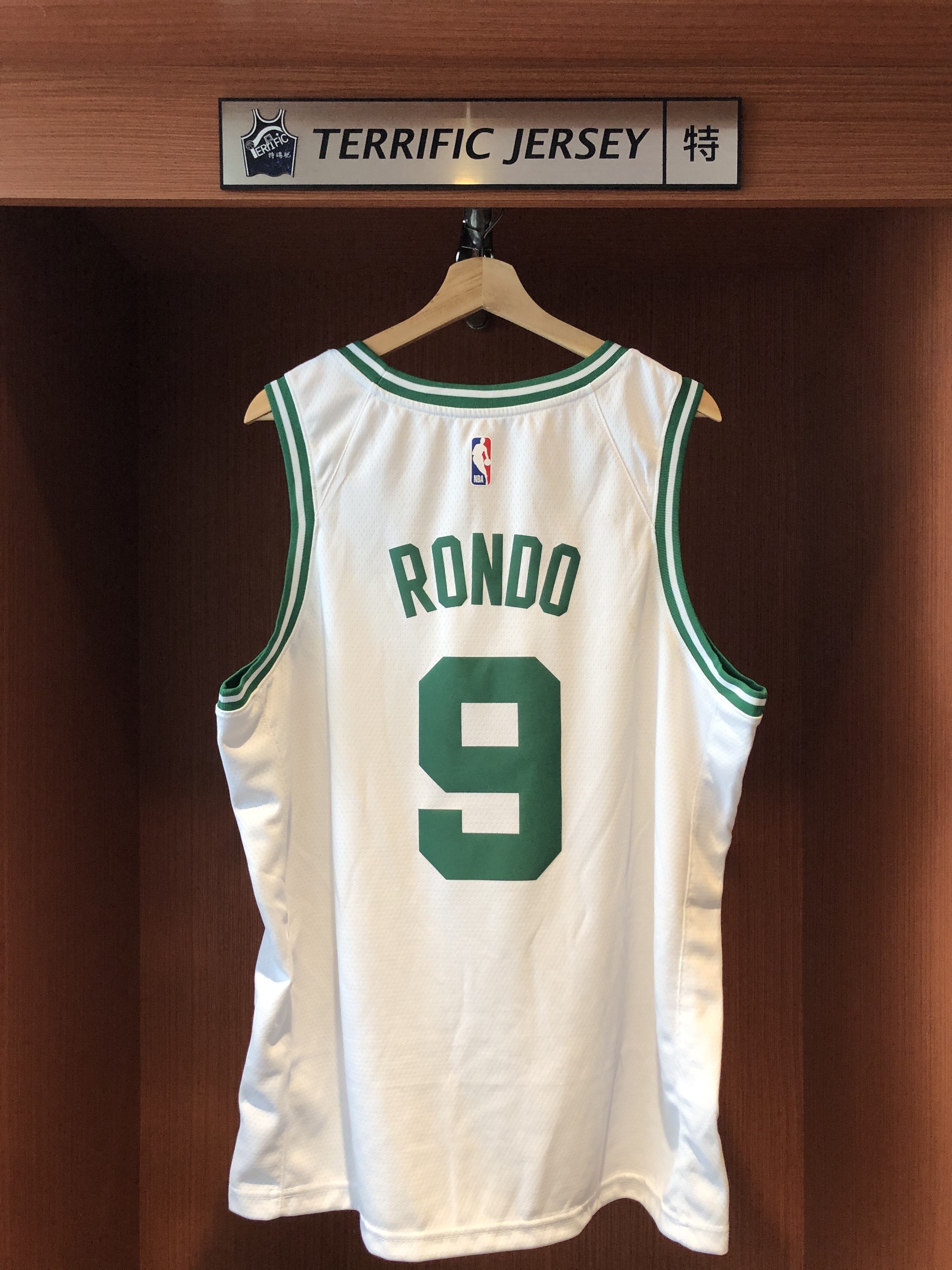 NBA球衣 Rajon Rondo 波士頓賽爾提克白 Association Nike Swingman 球迷版 熱轉印 全新