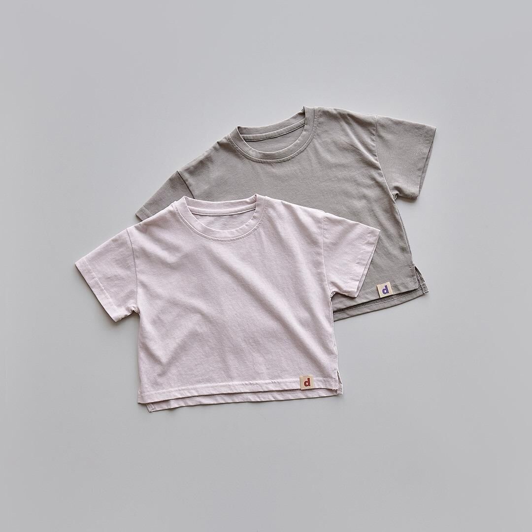 25S/S DTD趣味彩d系列-慵懶風寬鬆純色T恤