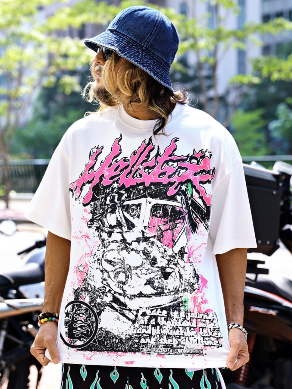 粉紅地獄星短袖T卹