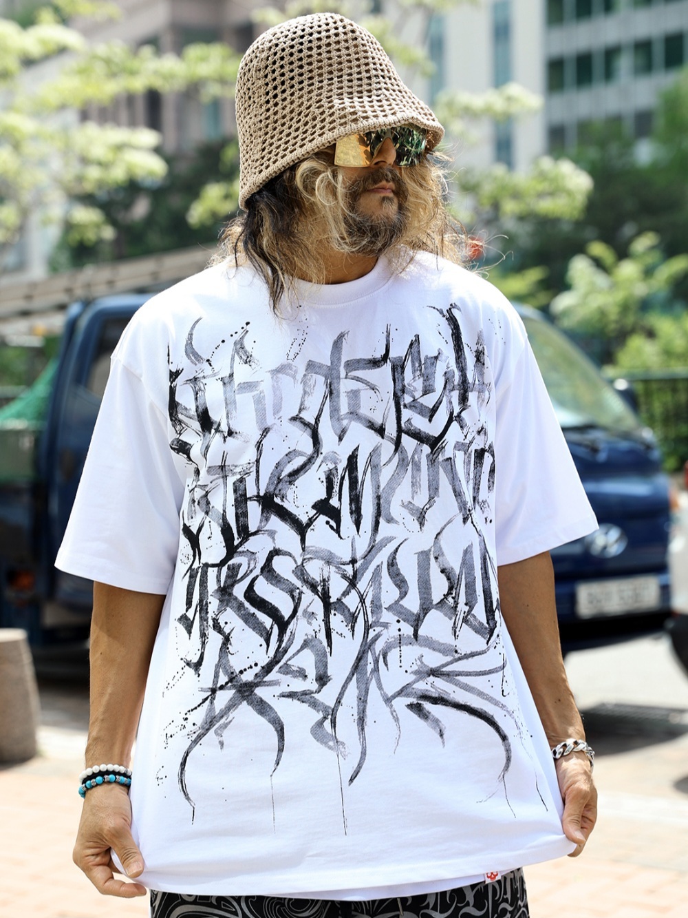 奇卡諾字母短袖T卹