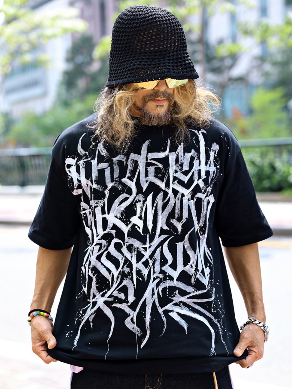 奇卡諾字母短袖T卹