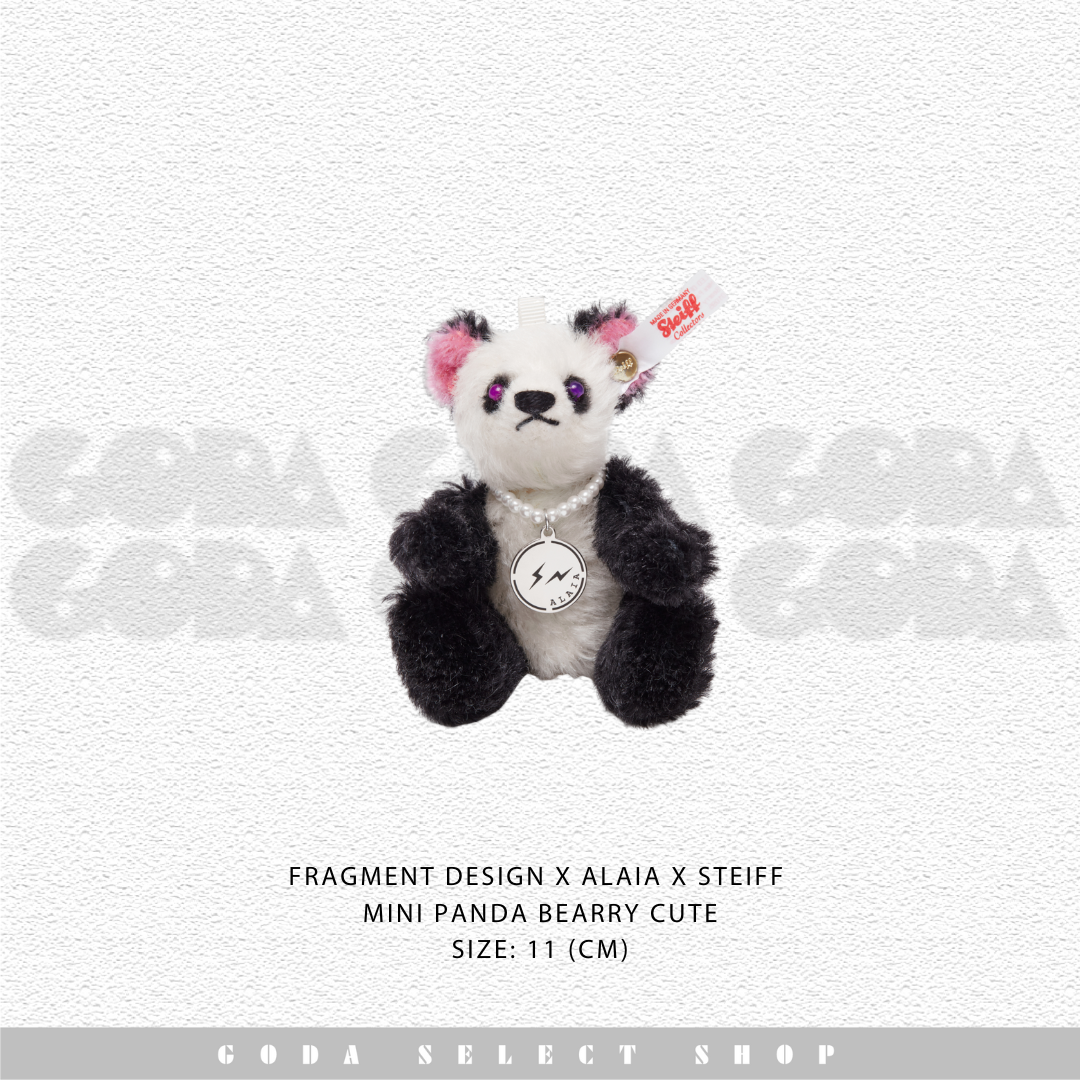 FRAGMENT DESIGN X ALAIA X STEIFF MINI PANDA BEARRY CUTE 藤原浩 熊貓