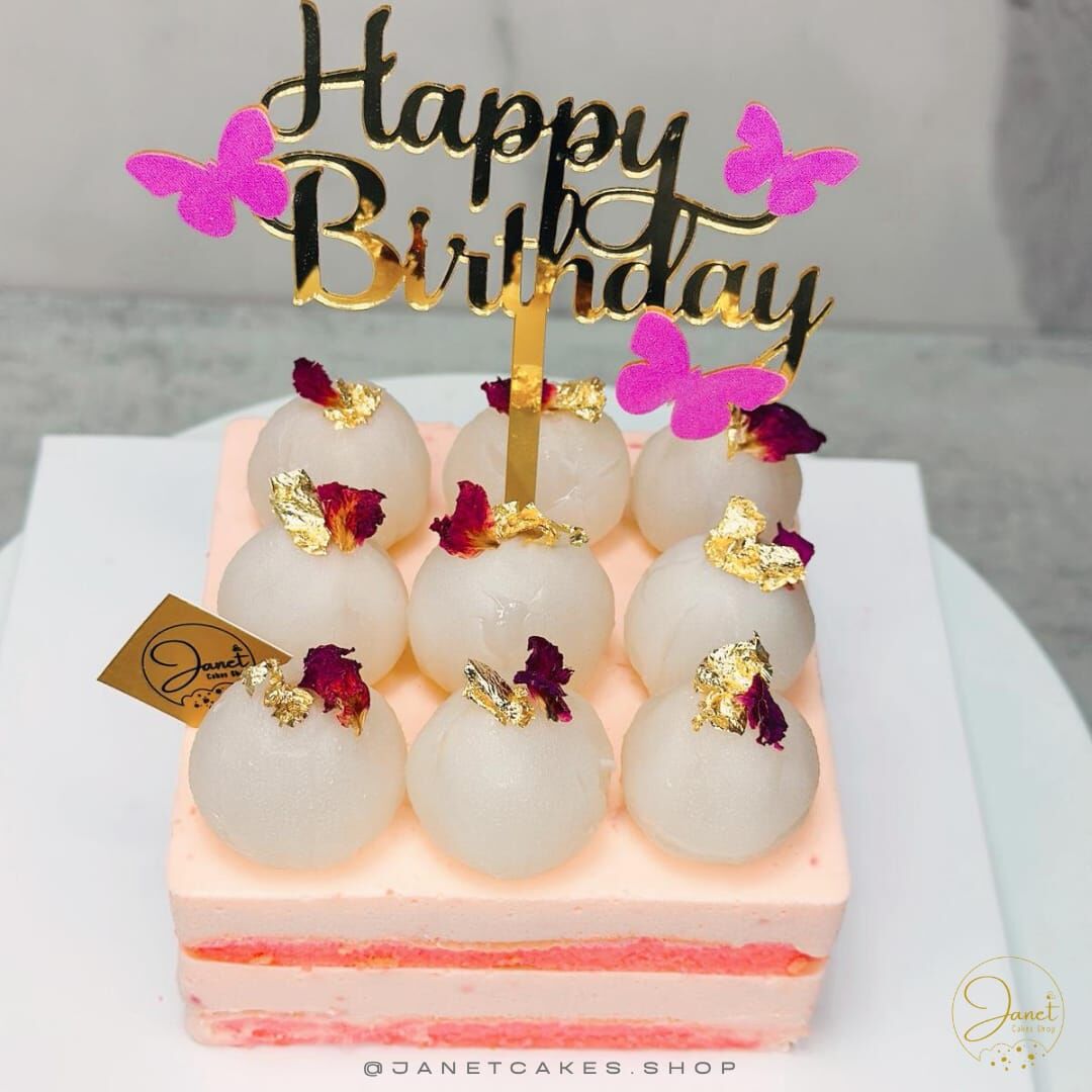 荔枝玫瑰芝士蛋糕