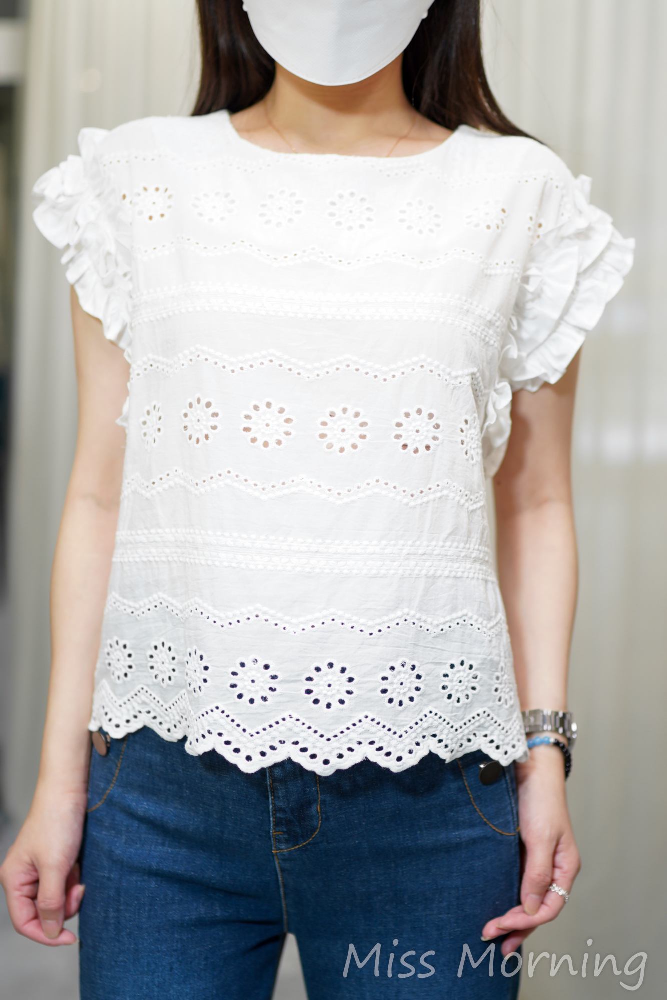 高質通花布上衣(14667)