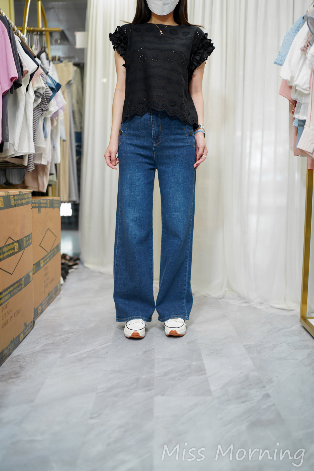 高質通花布上衣(14667)