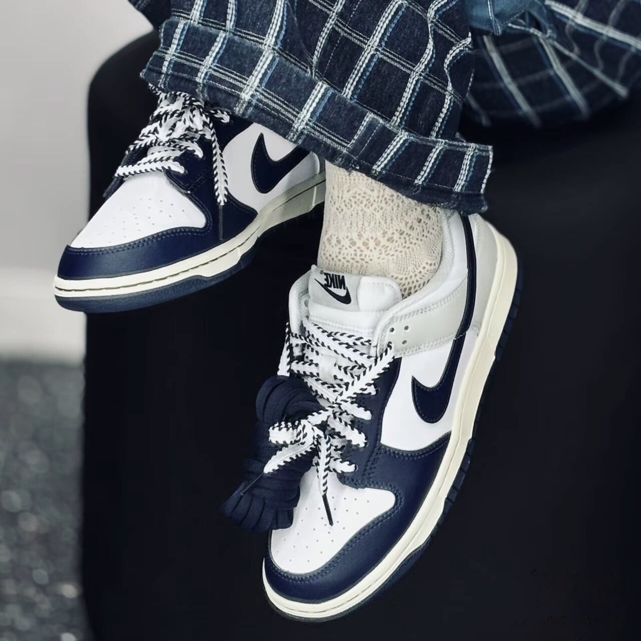 Nike Dunk Low New York Yankees 白灰藍 海軍藍 復古滑板鞋 男鞋 IM2222-101