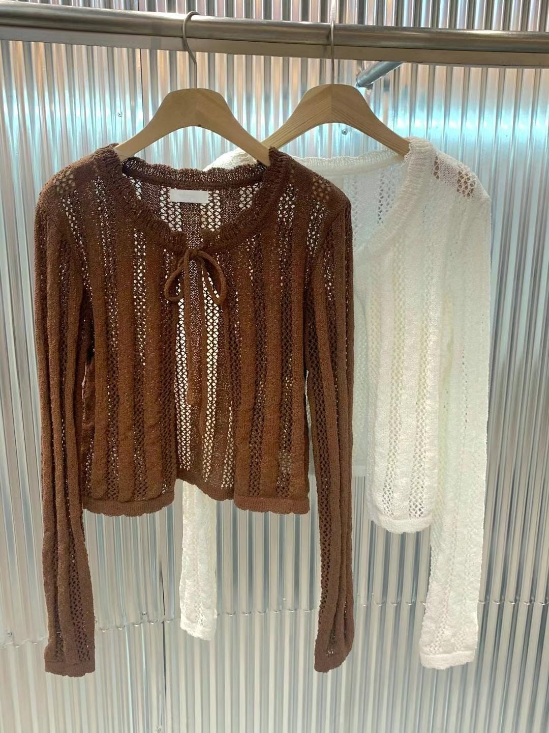 UK34針織綁帶小外套(現貨)