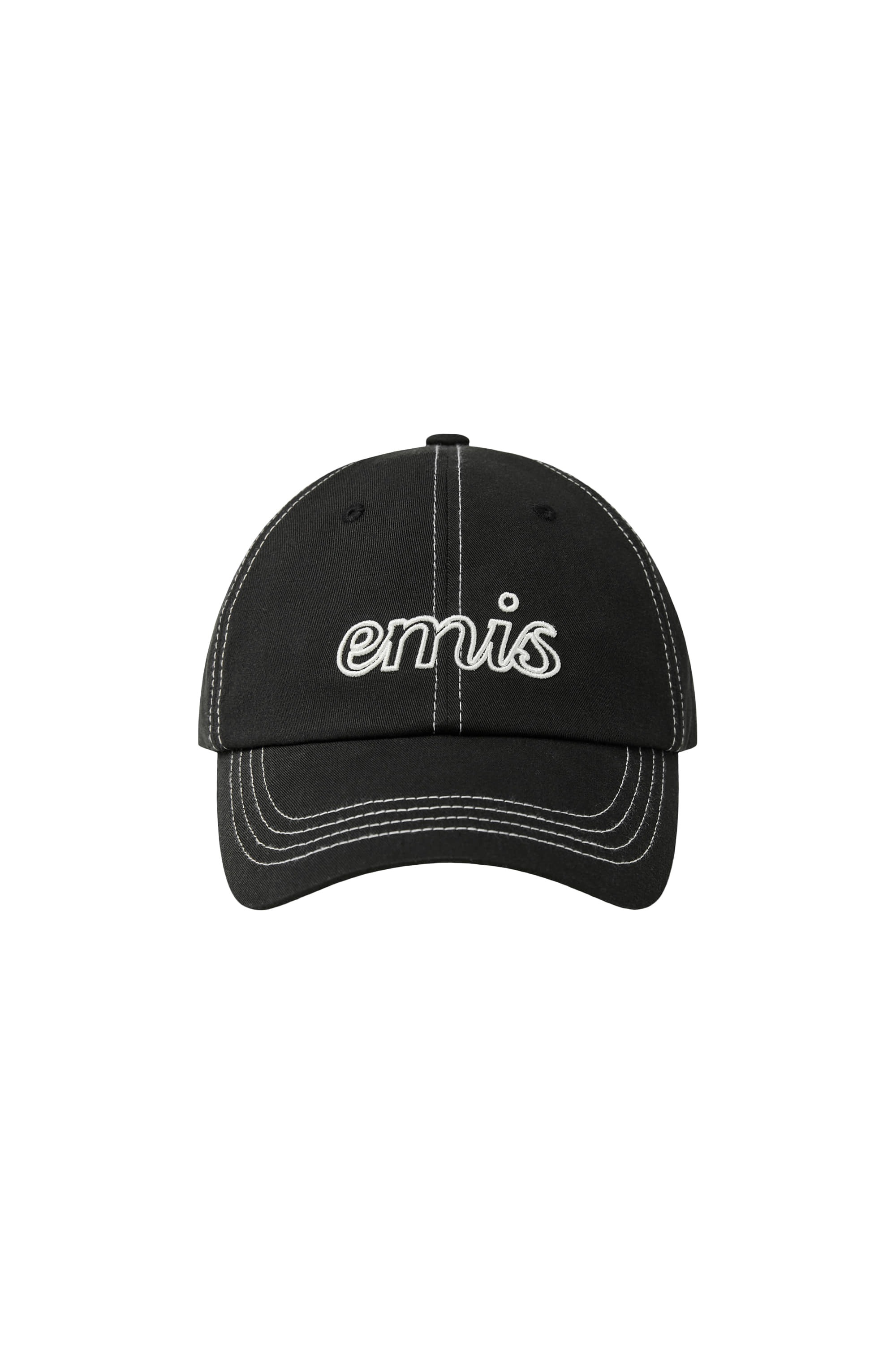 EMIS LETTERING LOGO WHITE STITCH BALL CAP