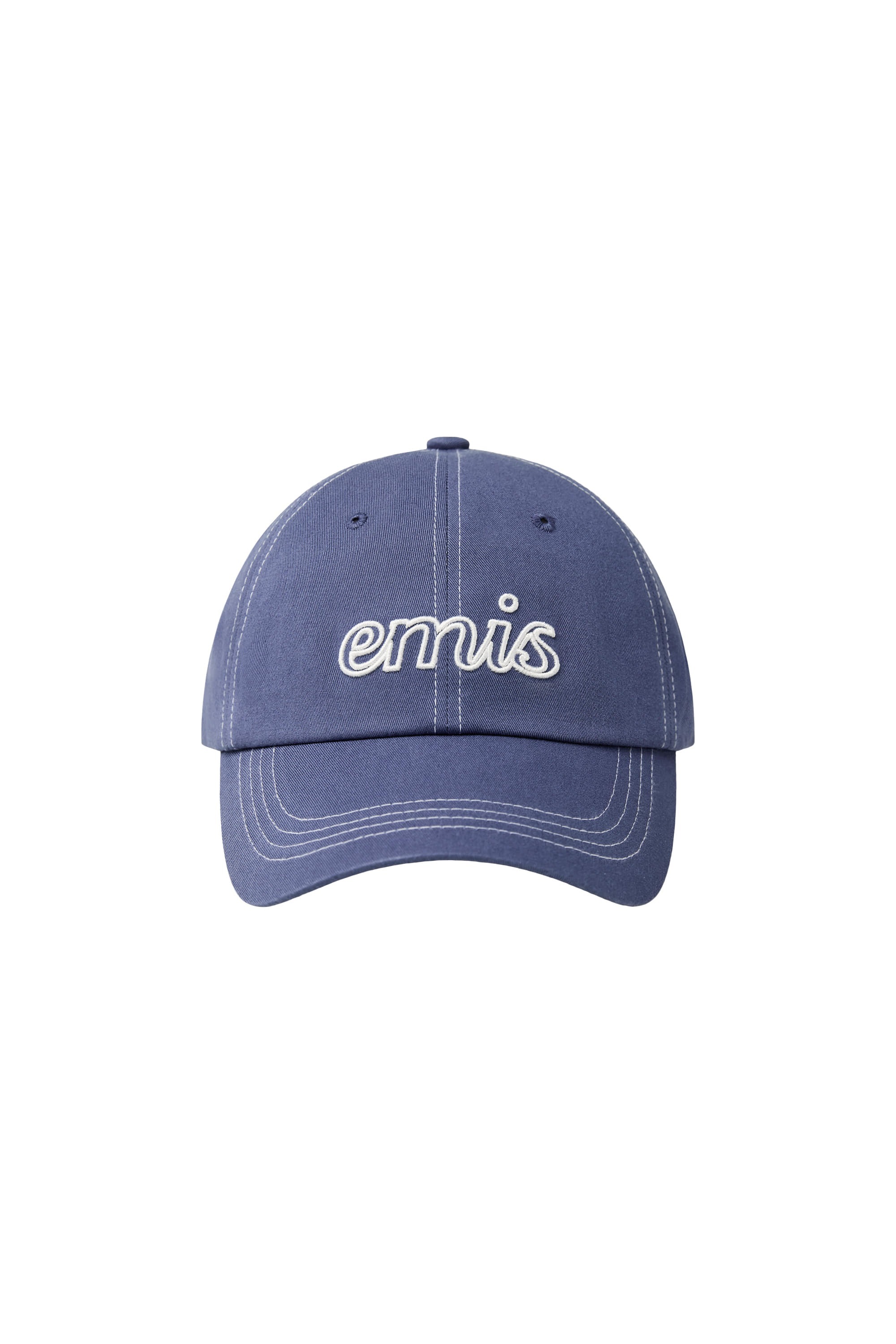 EMIS LETTERING LOGO WHITE STITCH BALL CAP