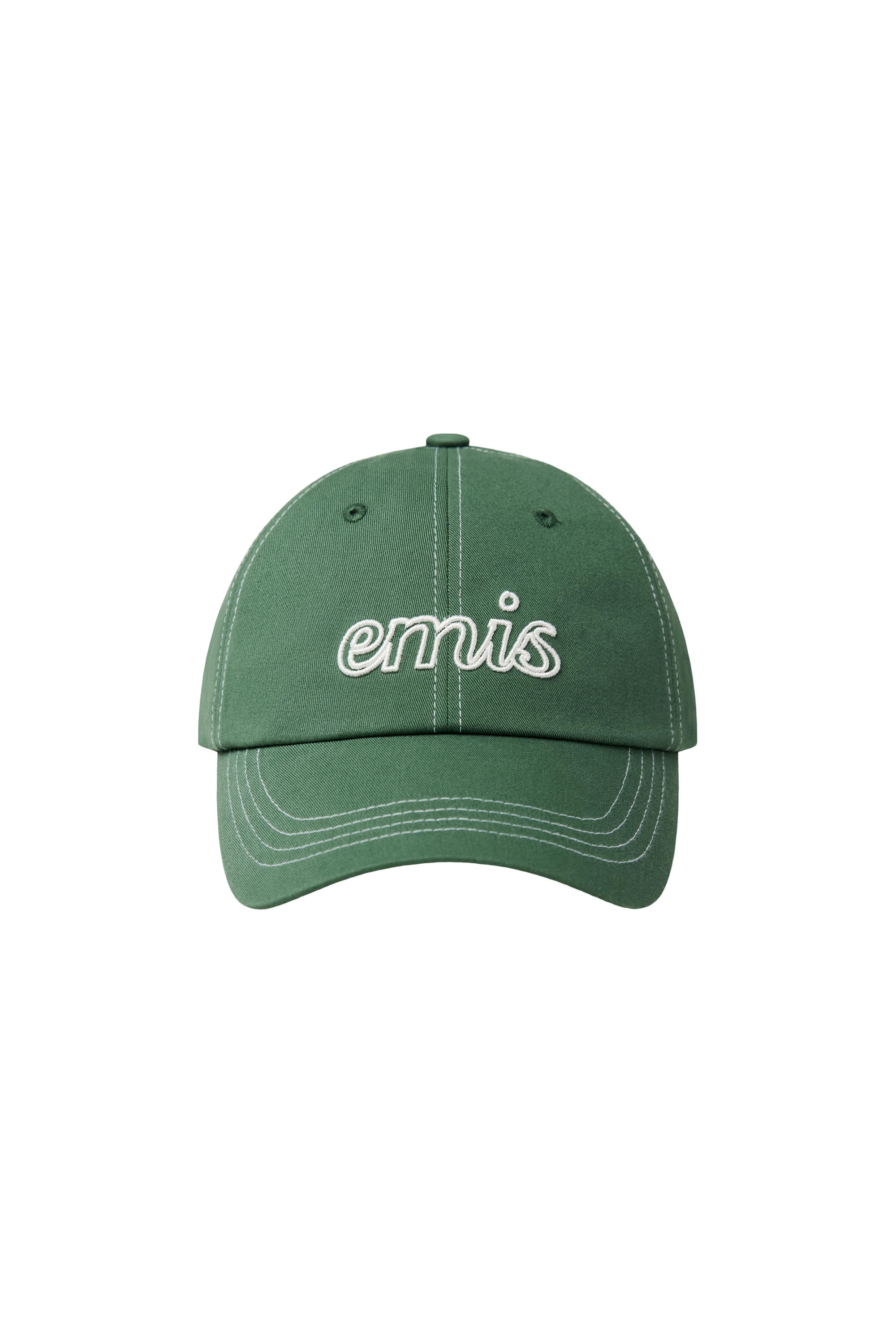 EMIS LETTERING LOGO WHITE STITCH BALL CAP