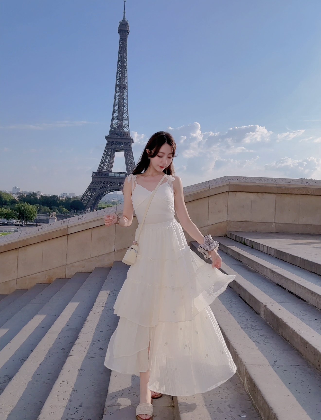 *BJ2 MADE SERIES* THE DANDELION 𖤣𖤣 EMBROIDERY LAYERED DRESS LIVE 0621