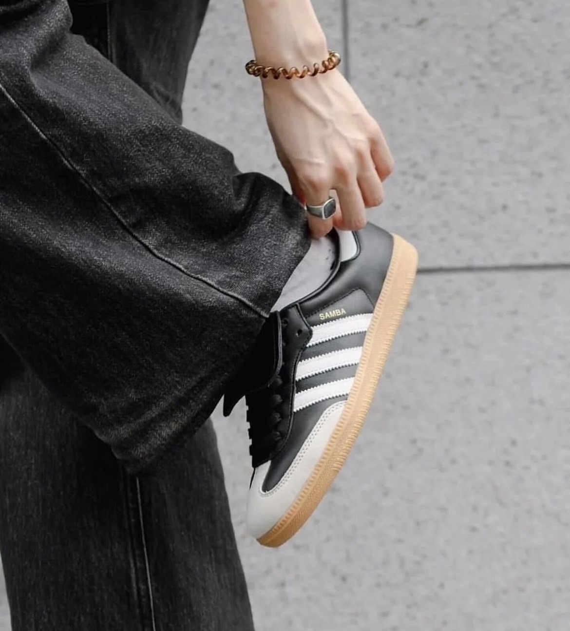 【OWN】Adidas Samba LT OG 德訓鞋 經典款 麂皮 皮革 流行 韓國 不分男女 黑色 IG2010