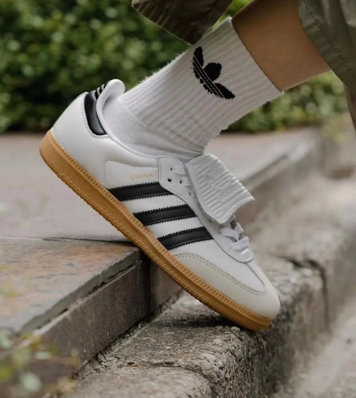 【OWN】Adidas Samba LT OG 德訓鞋 經典款 麂皮 皮革 流行 韓國 不分男女 白色 IG4279