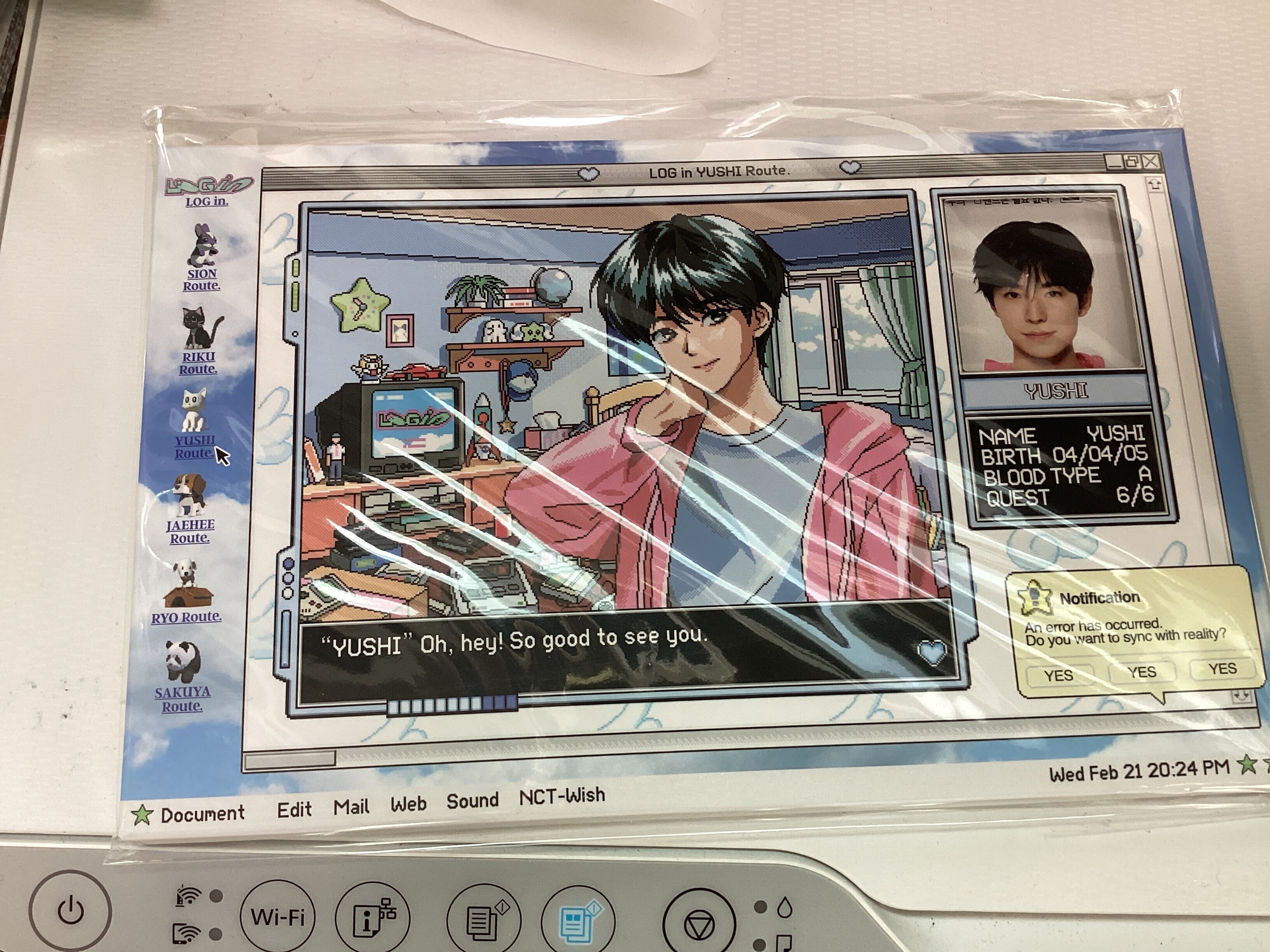 NCT Wish Login photo set