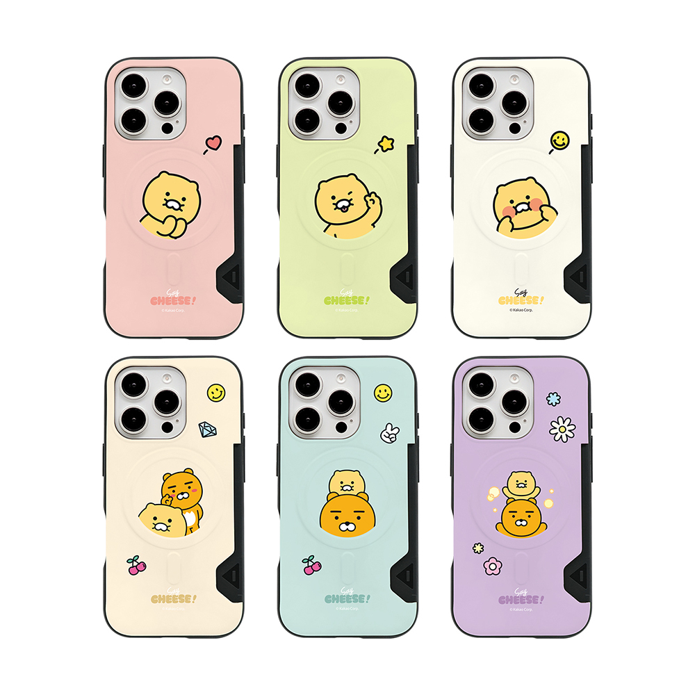 Kakao Friends - Magsafe Hard Card Case - 防撞插卡磁吸手機保護硬殼 S2 16 S25