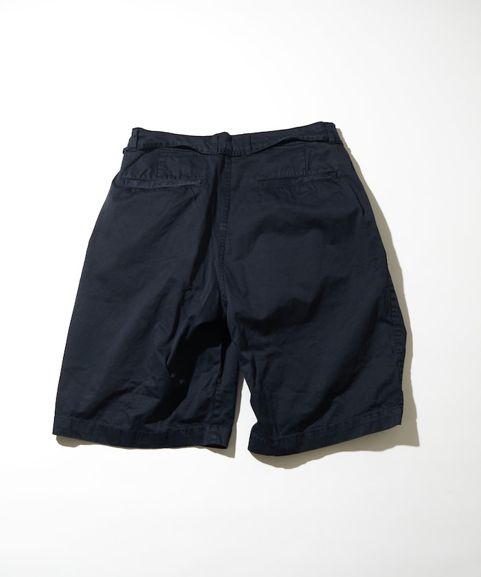 日本CAHLUMN Extra Long Staple Organic Cotton 2 Tuck Chino Shorts