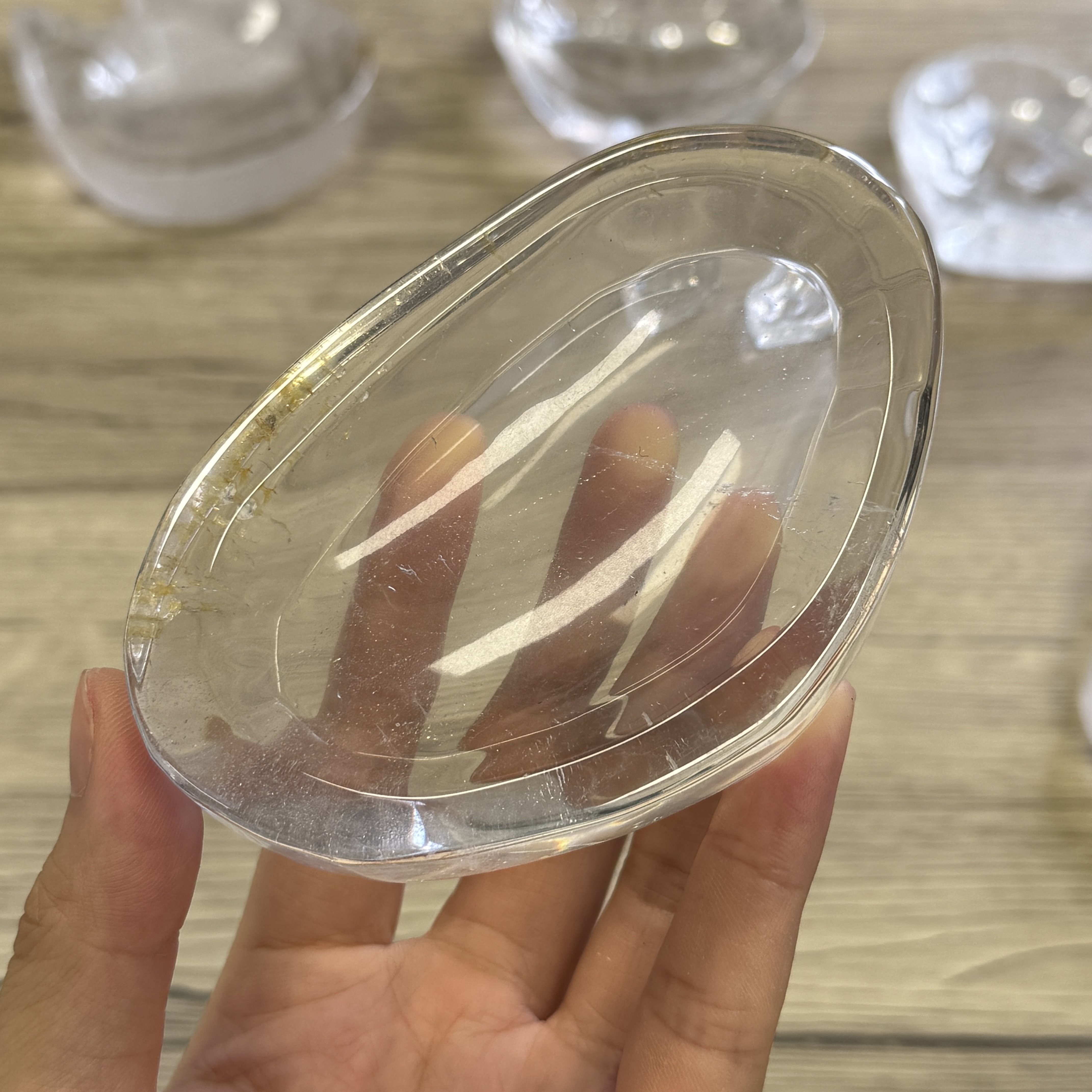 高品質白水晶碟  WD2095