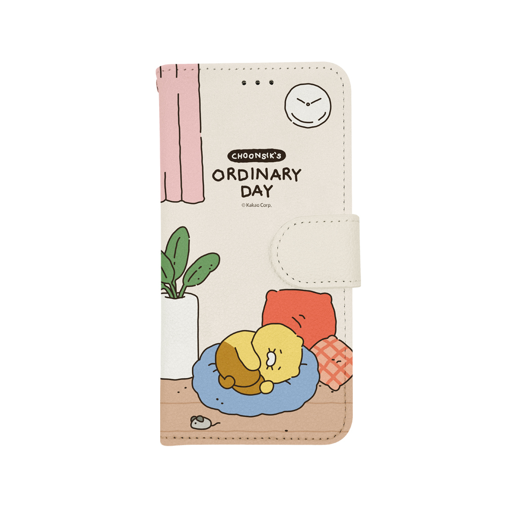 Kakao Friends - Leather Card Case - 翻蓋皮革插卡槽手機保護殼 S2