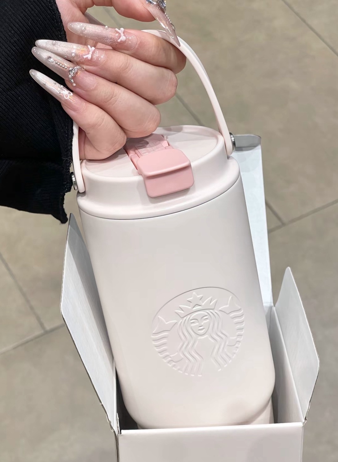 STARBUCKS 星巴克 保溫杯 寶寶粉