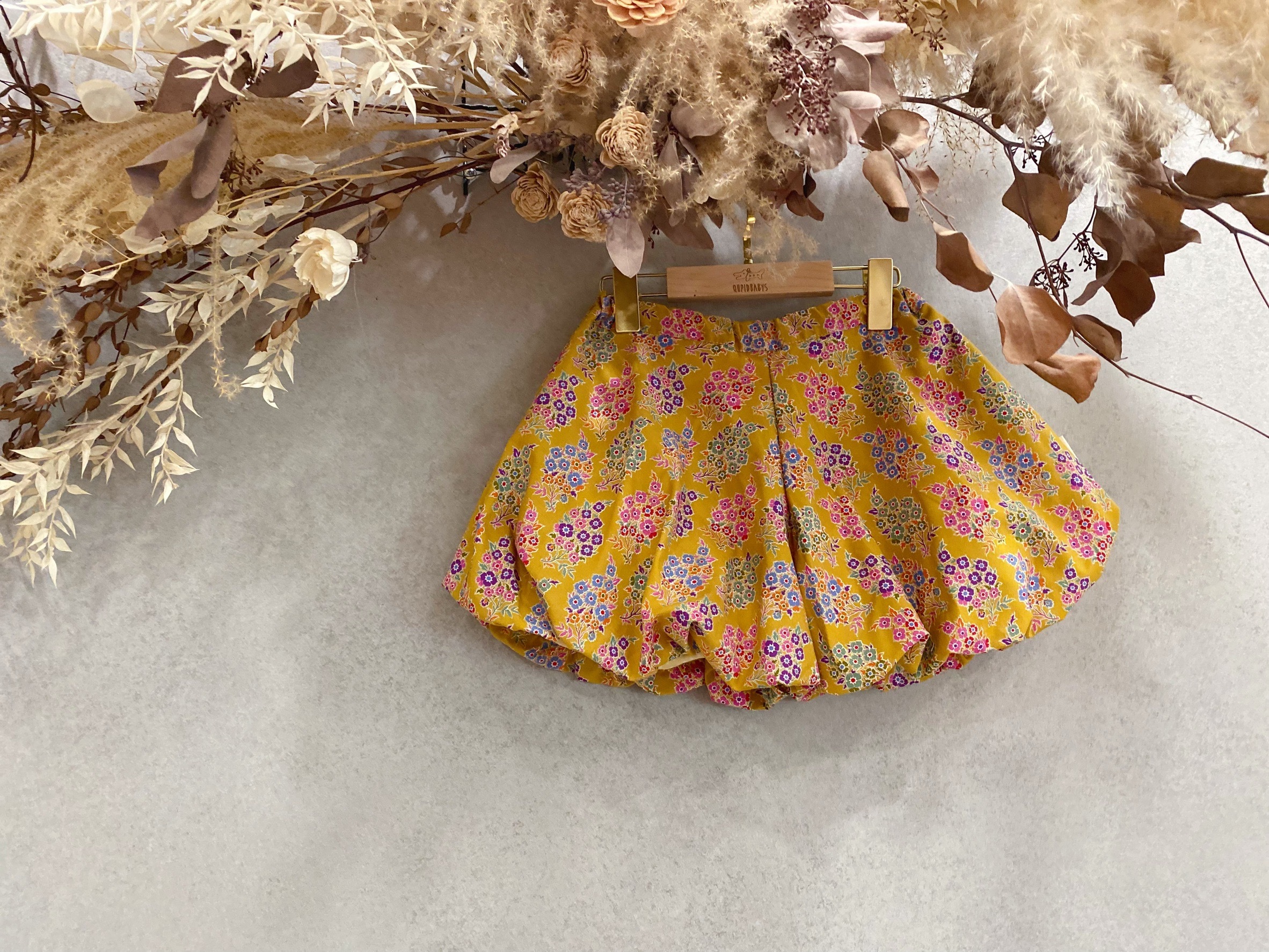 tilda芥黃花束 氣球褲(120)