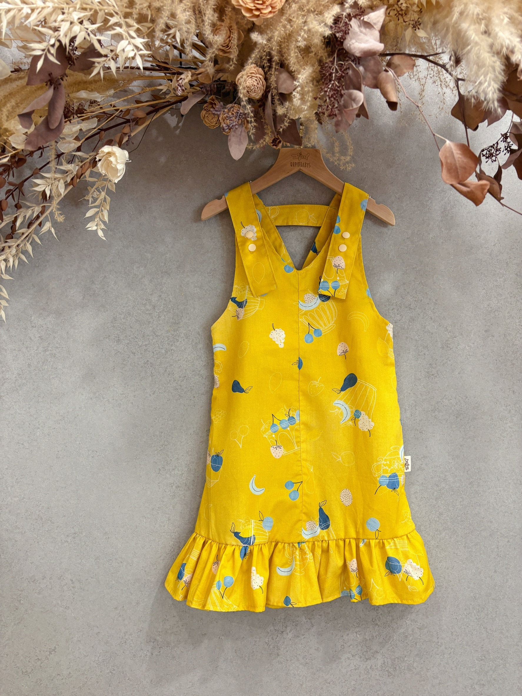 黃聖代 歐若拉長洋裝(100)