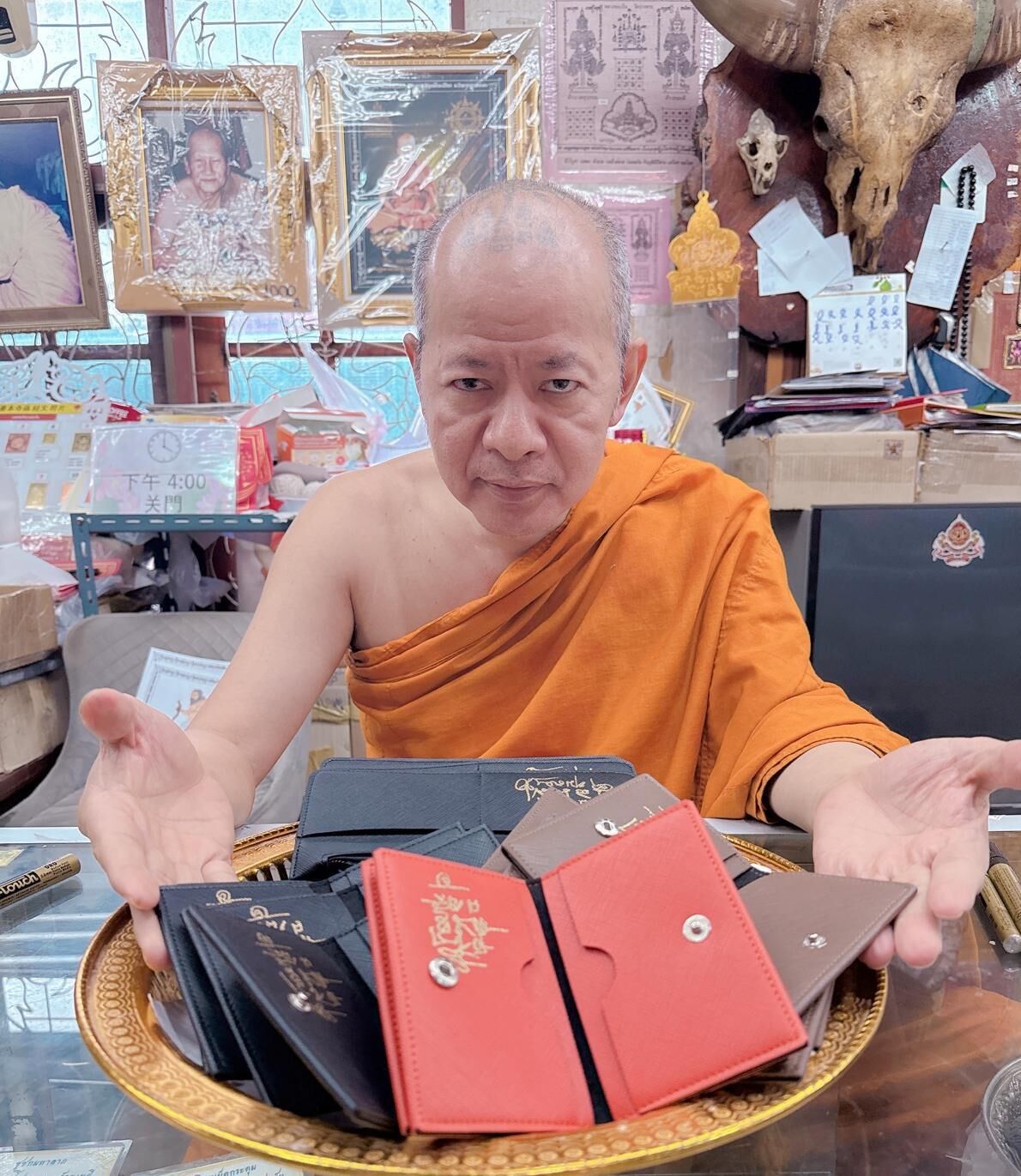 龍婆本廟 開光符紋招財 卡片套