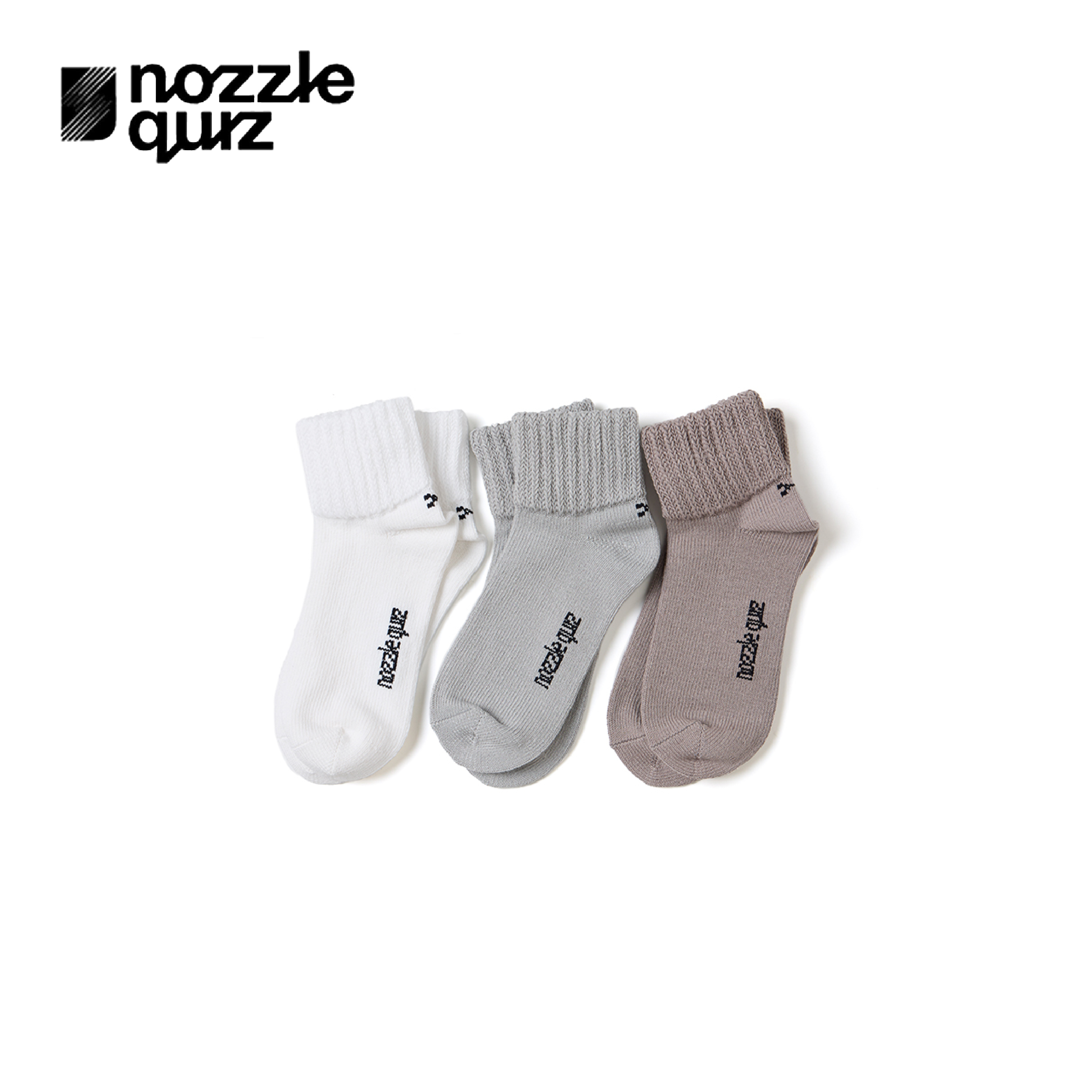 nozzle quiz 後研設計 / Essential O'skool Low 低筒休閒襪