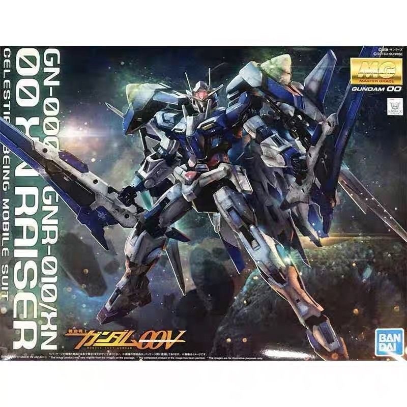 MG 1/100  XN Raiser 00高達 強化模組00R高達拼裝模型