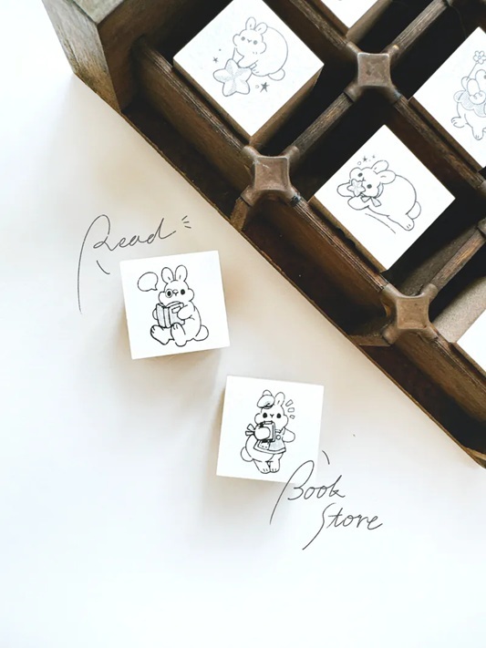 Pei+Pei．小兔印章 共三款